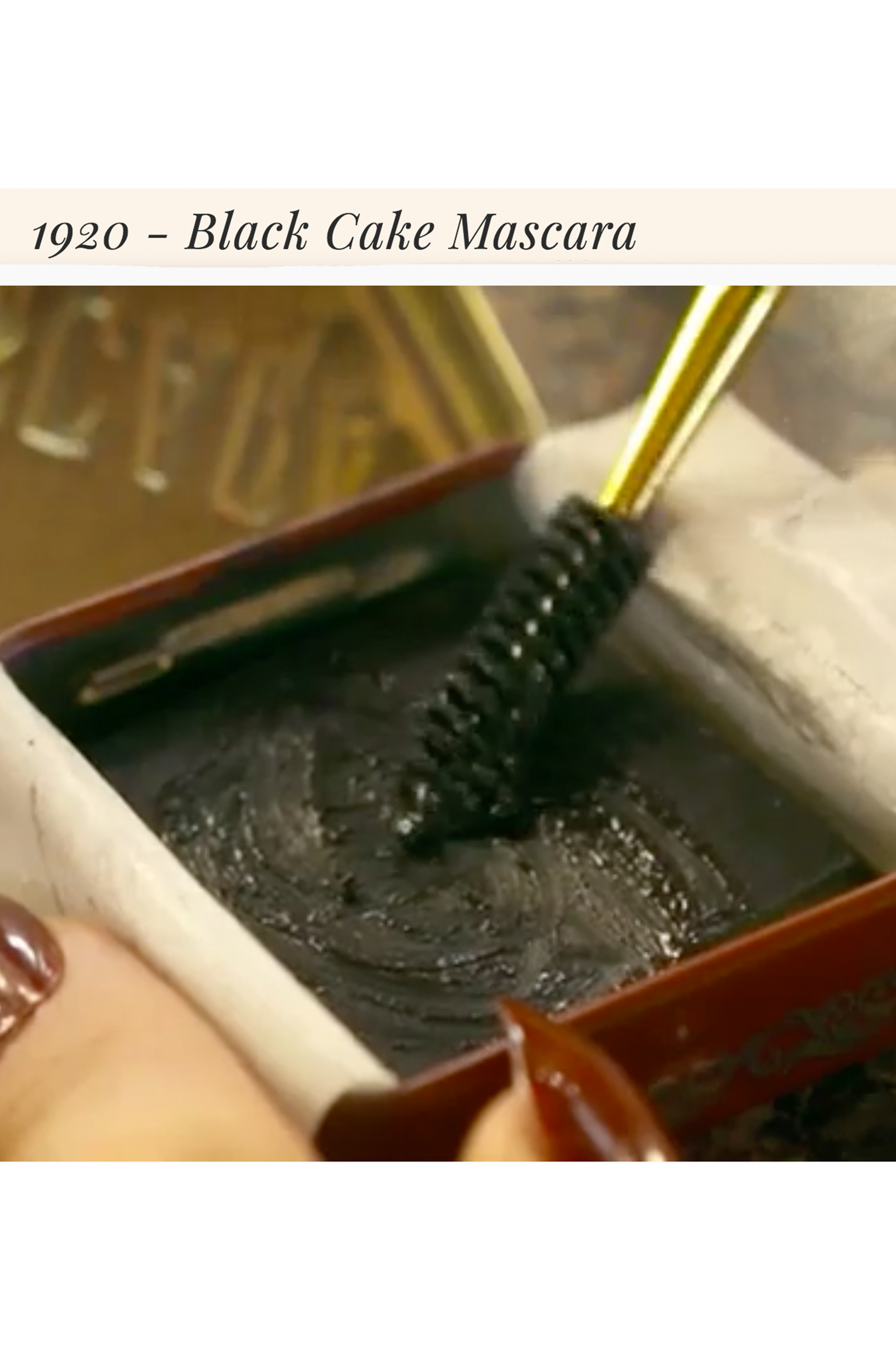 1920 - Black Cake Mascara by Bésame