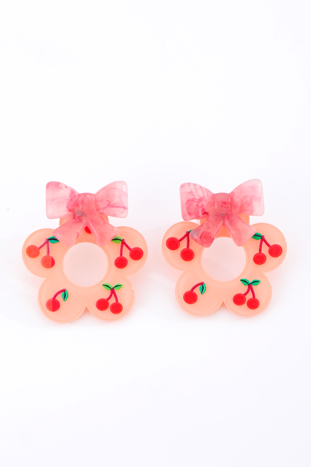 Cherry Flower Retro Earrings