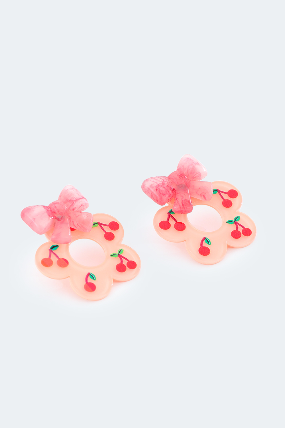 Cherry Flower Retro Earrings