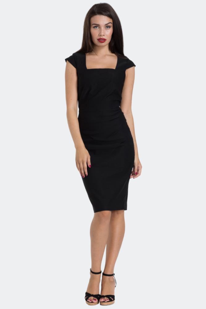 RUCHED BODYCON DRESS 