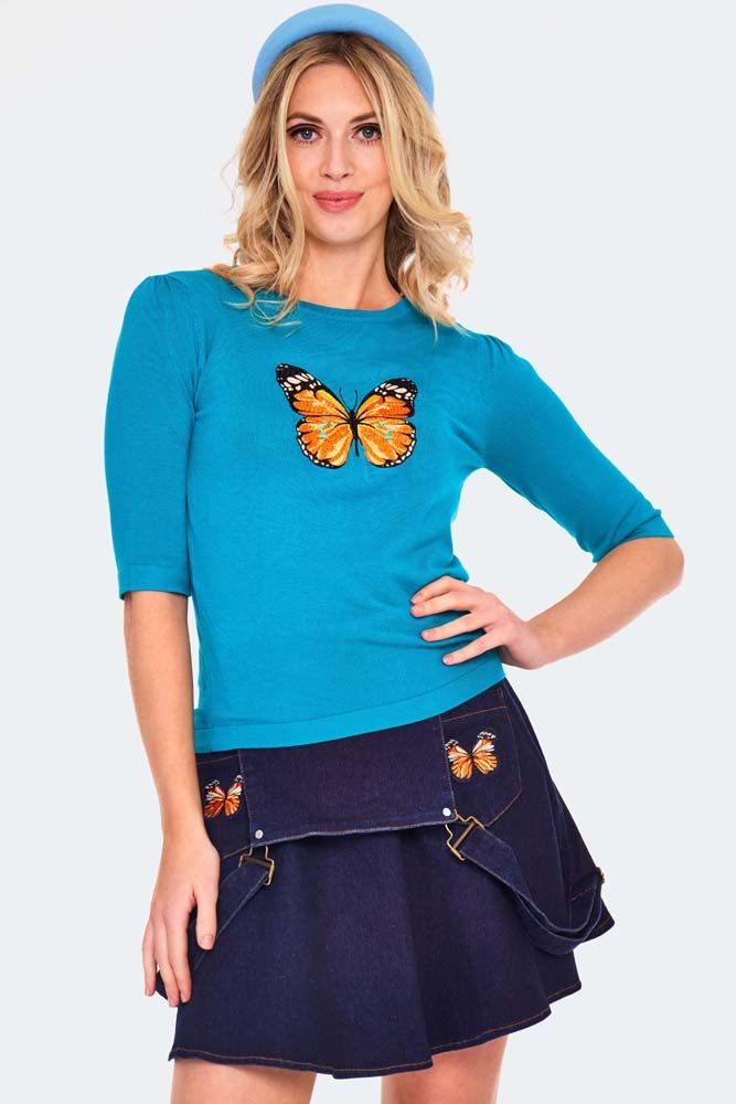 Butterfly Knitted Sweater