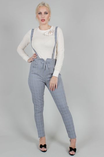 Barbara Cigarette Trousers With Suspenders