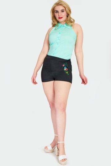 Aubrey Embroidery Shorts