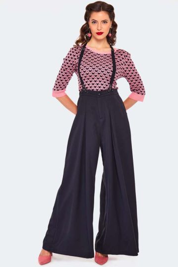 Shelley Flared Suspender Trousers
