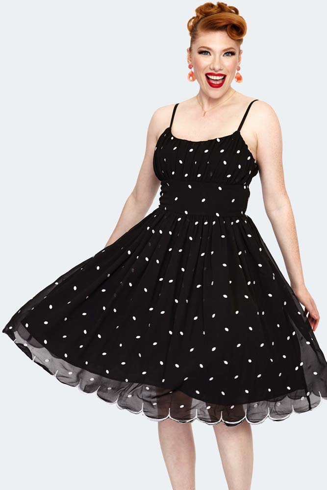 Dotty Polka Dot Flared Dress