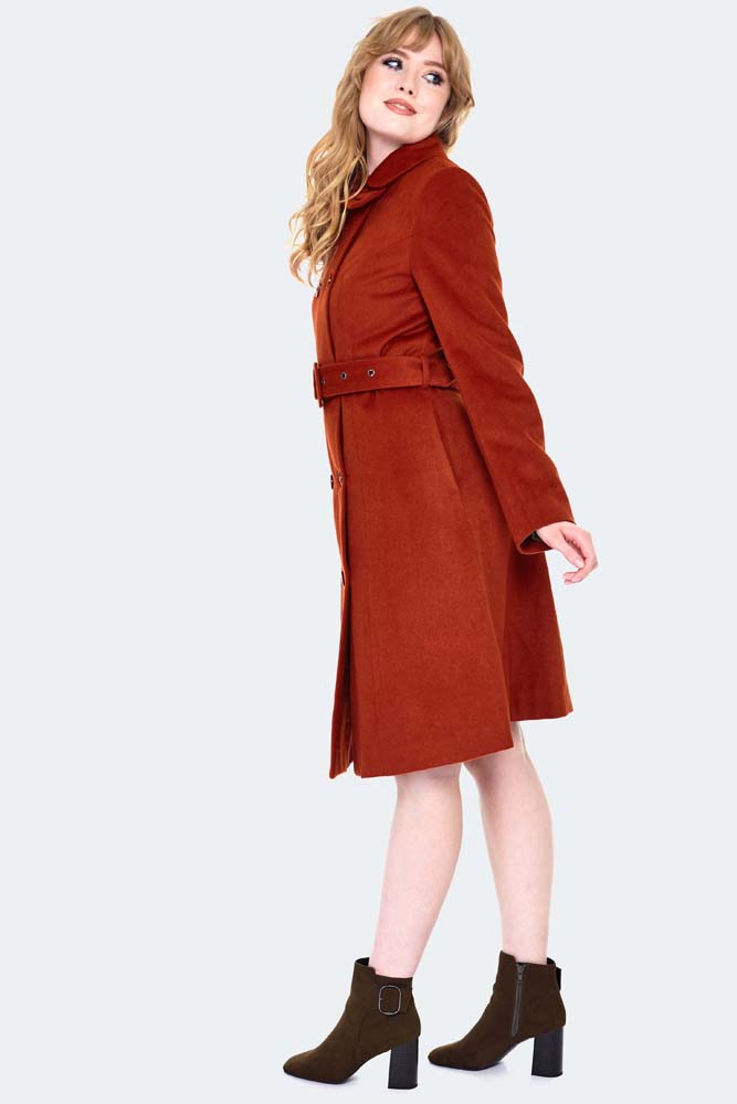 Fitted Coat with Belt | Vintage Inspired Fashion & Accessories | 40s ...