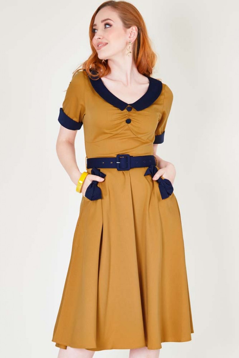 Maryann Flare Dress with Short Sleeves