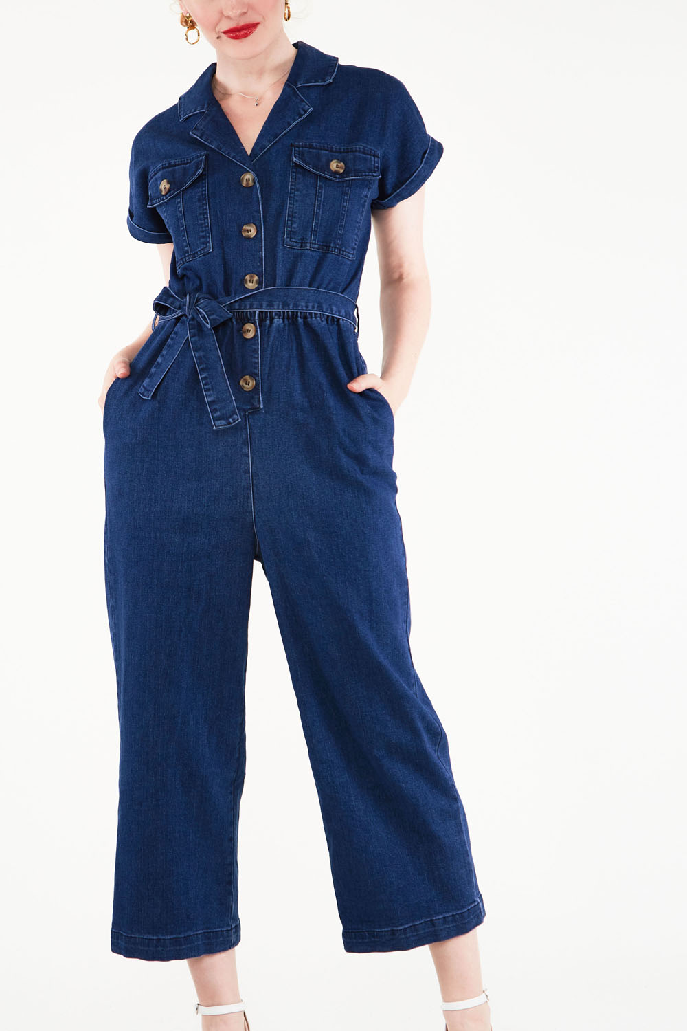 Poppy Denim Utility Jumpsuit | Vintage Inspired Fashion & Accessories ...