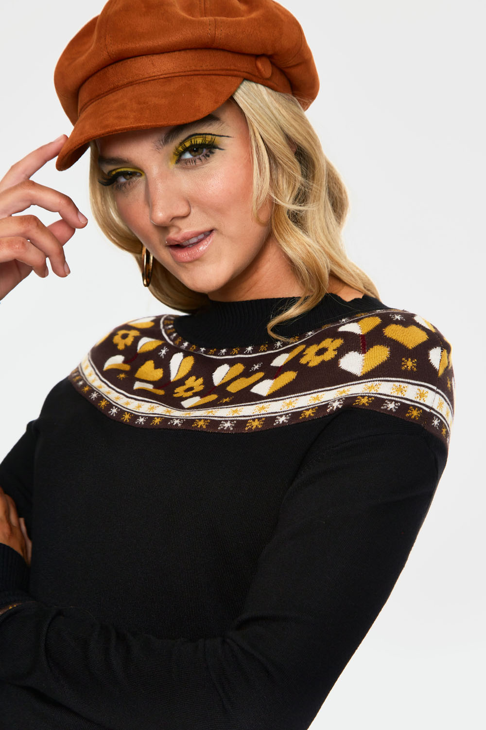 Farrow Heart And Flower Graphic Sweater